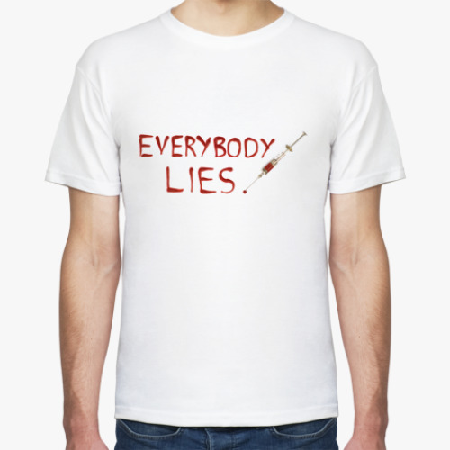 Футболка с принтом Everybody Lies