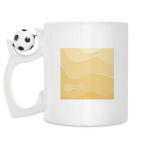 Кружка с футбольным мячиком