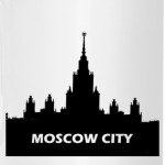 Кружка белая Moscow City