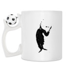 Кружка с футбольным мячиком
