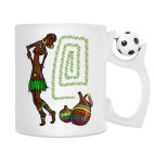Кружка с футбольным мячиком