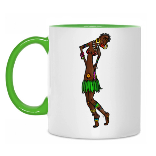 Кружка с принтом Африканские мотивы