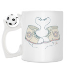 Кружка с футбольным мячиком