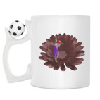 Кружка с футбольным мячиком