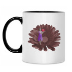 Кружка двухцветная