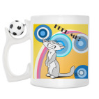 Кружка с футбольным мячиком