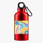 Металлическая бутылка 400 мл UV-DTF