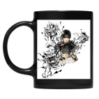 Кружка цветная UV-DTF