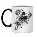 Кружка двухцветная