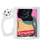 Кружка с футбольным мячиком