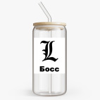 Банка с бамбуковой крышкой