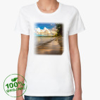 Женская футболка органик