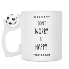 Кружка с футбольным мячиком