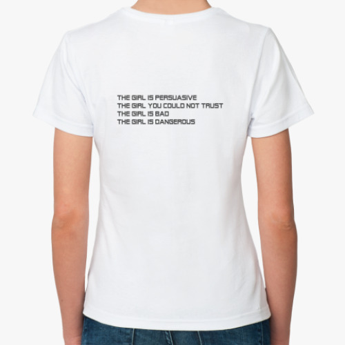 Классическая футболка с принтом MJ Dangerous