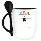 Кружка с ложкой