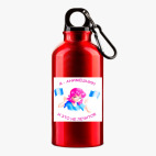 Металлическая бутылка 400 мл UV-DTF