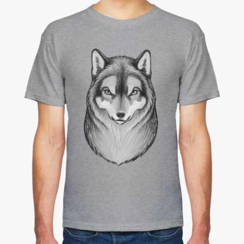 Футболка с принтом Волк