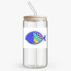 Банка с бамбуковой крышкой