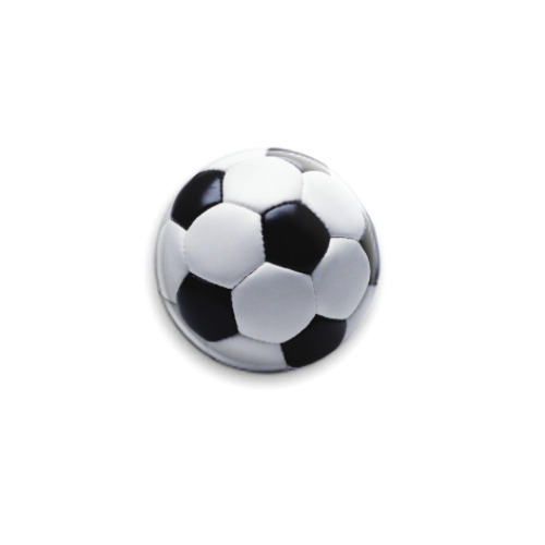 Значок 25мм Футбольный мяч