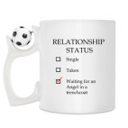 Кружка с футбольным мячиком