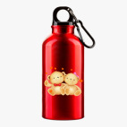 Металлическая бутылка 400 мл UV-DTF