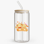 Банка с бамбуковой крышкой