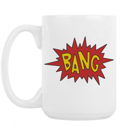 Кружка с принтом Bang!