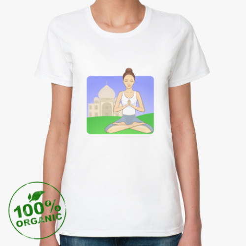 Женская футболка из органик-хлопка Молитва