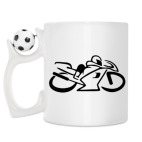 Кружка с футбольным мячиком