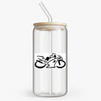 Банка с бамбуковой крышкой