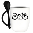 Кружка с ложкой