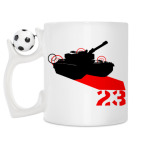 Кружка с футбольным мячиком