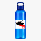 Прозрачная спортивная бутылка