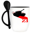 Кружка с ложкой