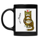 Кружка цветная UV-DTF