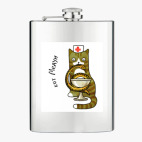 Фляжка стальная