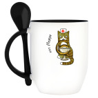 Кружка с ложкой