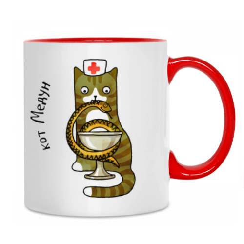 Кружка кот Медун  из серии 'Military cats'