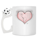 Кружка с футбольным мячиком