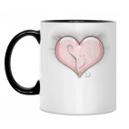 Кружка двухцветная