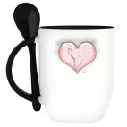 Кружка с ложкой