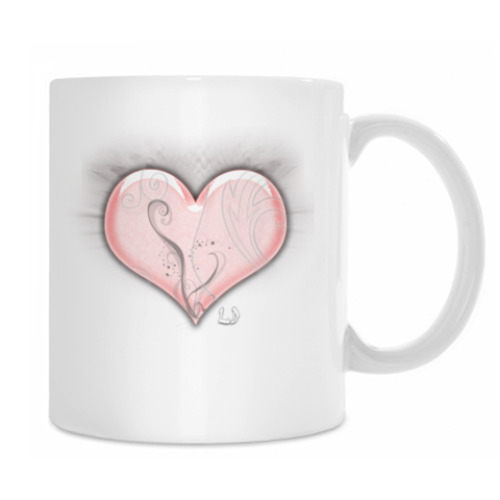 Кружка с принтом Love