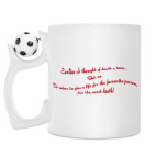 Кружка с футбольным мячиком