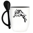 Кружка с ложкой