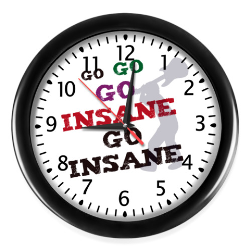Настенные часы GO INSANE