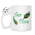 Кружка с футбольным мячиком