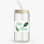 Банка с бамбуковой крышкой