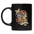 Кружка цветная UV-DTF