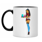 Кружка двухцветная