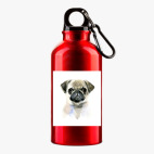 Металлическая бутылка 400 мл UV-DTF